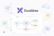 Excalidraw logo above a hand-drawn workflow diagram