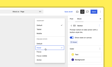 A button block with viewport and pseudo state options visible. 