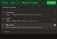A three-pull-request stack in Conductor, ready to merge