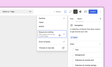 View of the option to switch into a responsive editing mode.