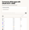 Demo app of 21 DCR or CIMD connections