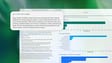 A computer screen shows a workspace instructing the use of an NGS Analysis plugin to explore ctDNA mutation data. The screen includes several bar charts labeled "Top detailed histologies" and "Top altered genes by mutated cfDNA samples," displaying data on cancer types and gene alterations. Text describes the dataset, key findings, and analysis parameters.
