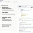 Core differences humans vs agents
