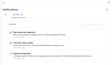Notification center page