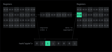 The same register array stores timestamps instead of bits, with register index 1 updated to 03:00