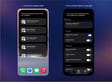 Two iPhone screenshots. On the left, Siri asks 'Which task did you complete?' and lists onboarding tasks from the app such as 'Sign offer letter' and 'Upload ID documents'. On the right, Siri says 'Marking Upload ID documents as done' above the app's checklist, where that task is now checked.