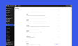 View of the Guidelines section in the WordPress admin against a blue background.
