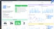 The out-of-the-box Google Cloud Apigee X Overview dashboard in Datadog, with recommended monitors in an OK state, proxy and target metrics, and policy performance.