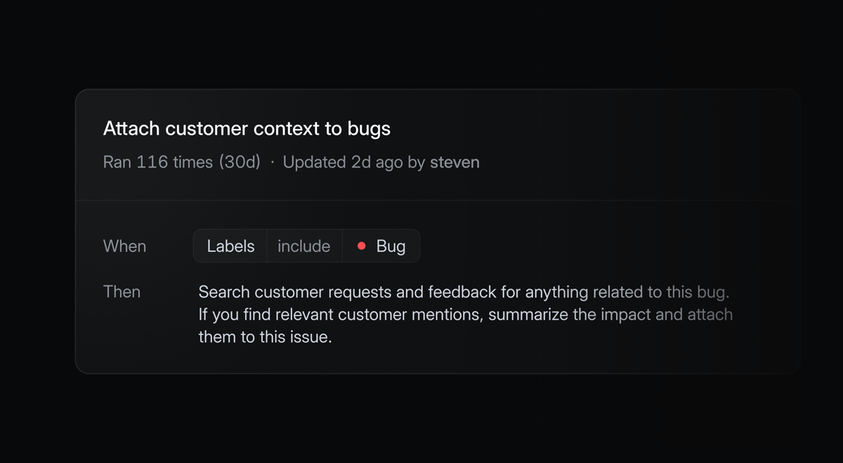 Customer context automation adding a summary of customer impact to the issue entering triage