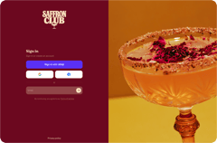 Account Sign-in page