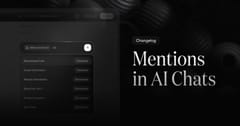 Mentions in AI chats