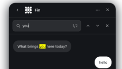 Search inside a Messenger conversation