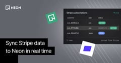 Sync Stripe data in real-time to Neon