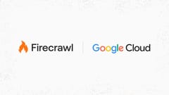 Firecrawl and Google Cloud logos side by side