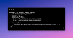 Creating an Account API Token via CF CLI