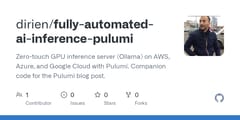 GitHub repository: dirien/fully-automated-ai-inference-pulumi