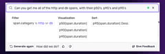 Query Assistant displaying generated query.