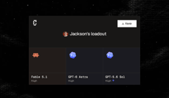 A shared loadout page with an Equip button