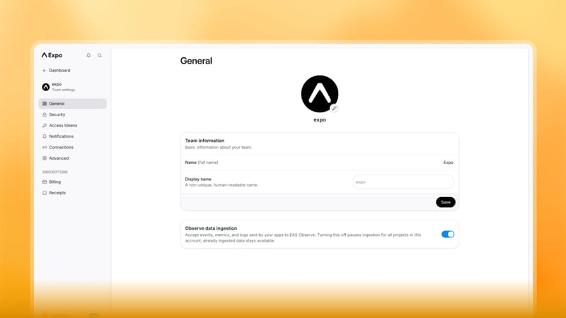 Settings redesign screenshot hero image