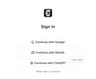Sign in with ChatGPT