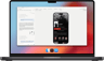 The redesigned Replit Desktop App showing a project open in the workspace, with Agent in a side panel and tab previews across the top of the window