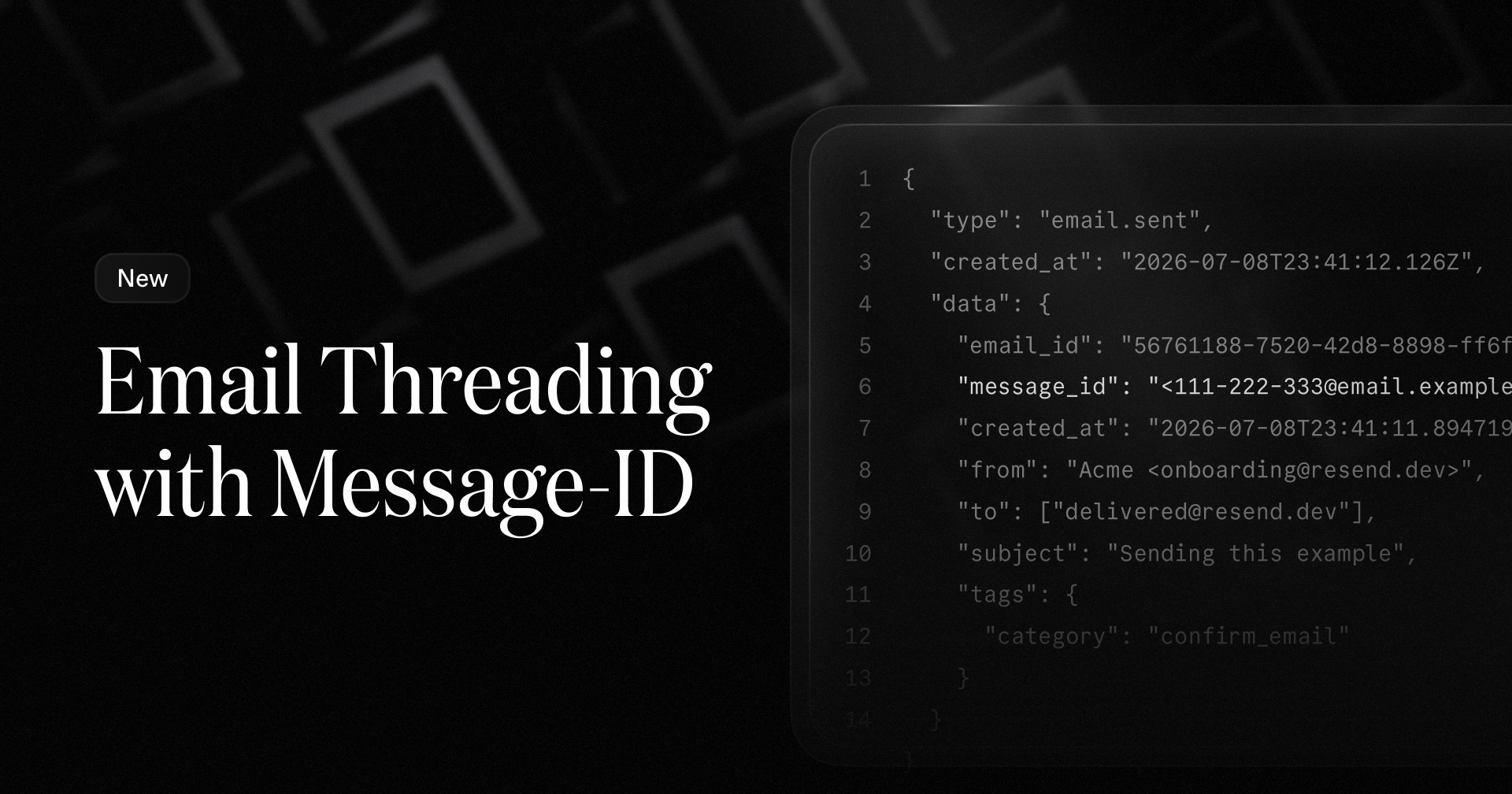 Email Threading with Message-ID