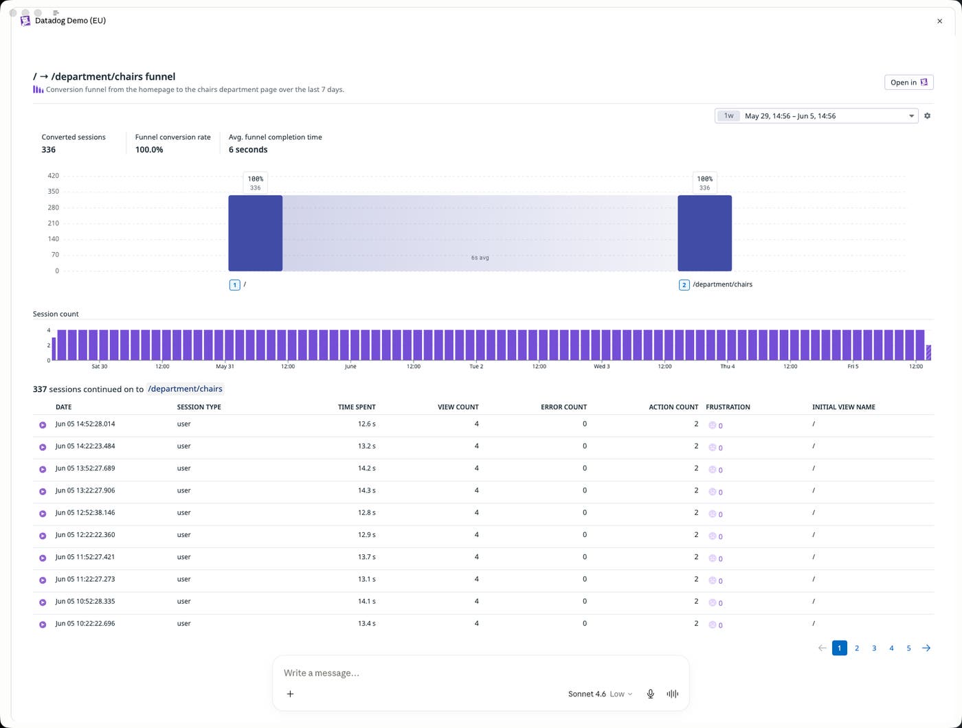 Surface session replay results directly in your AI tool.