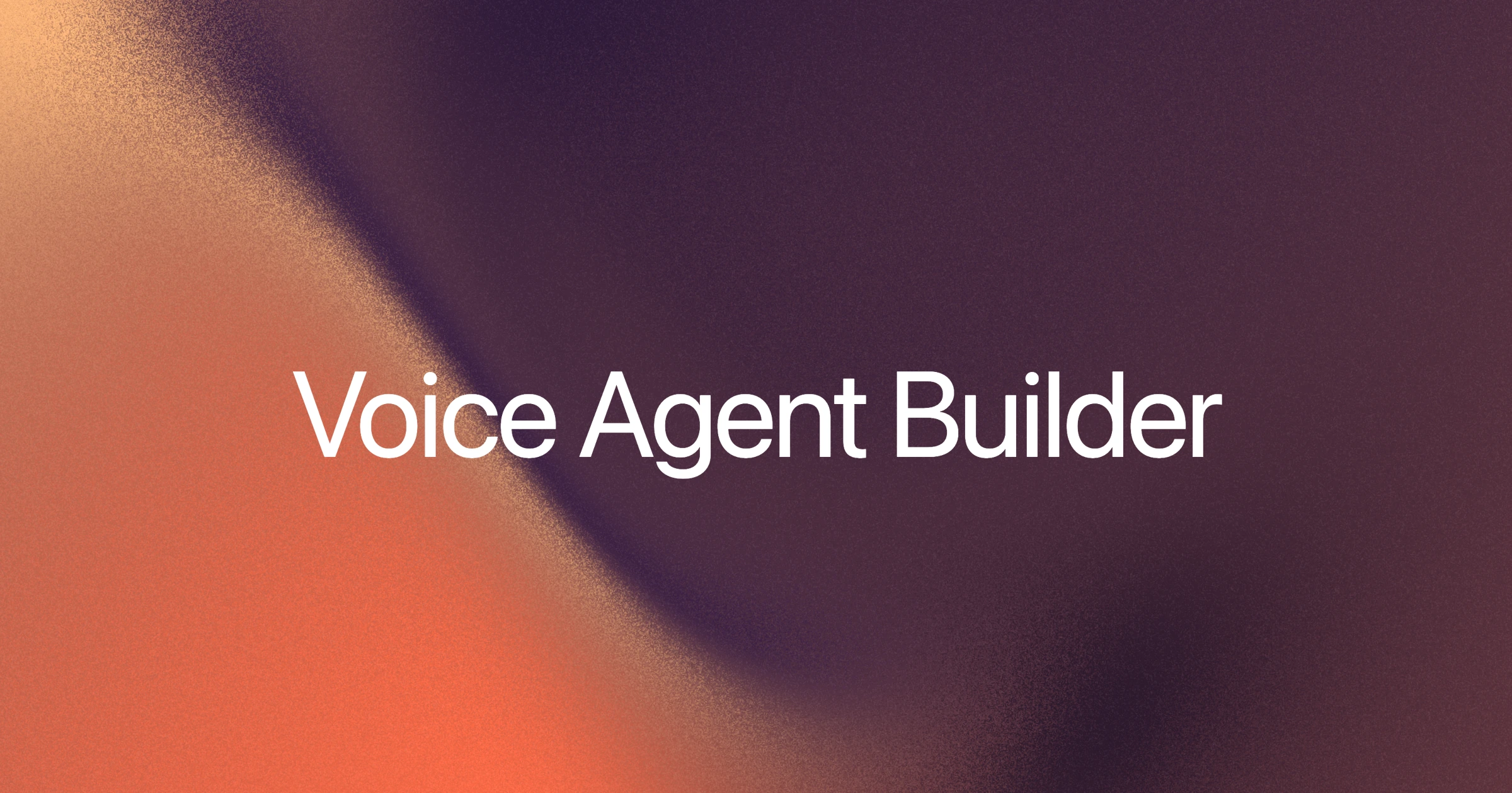 Voice Agent Builder