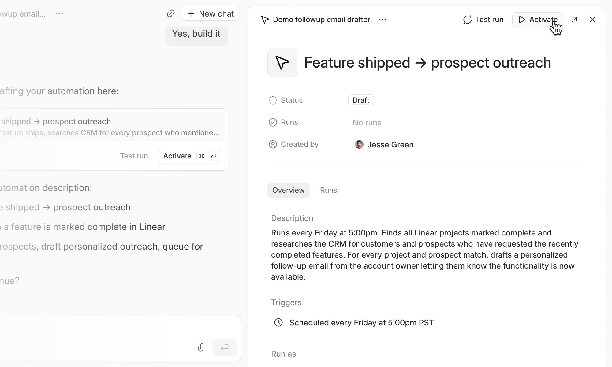 Automations in open beta, favorites, find in view