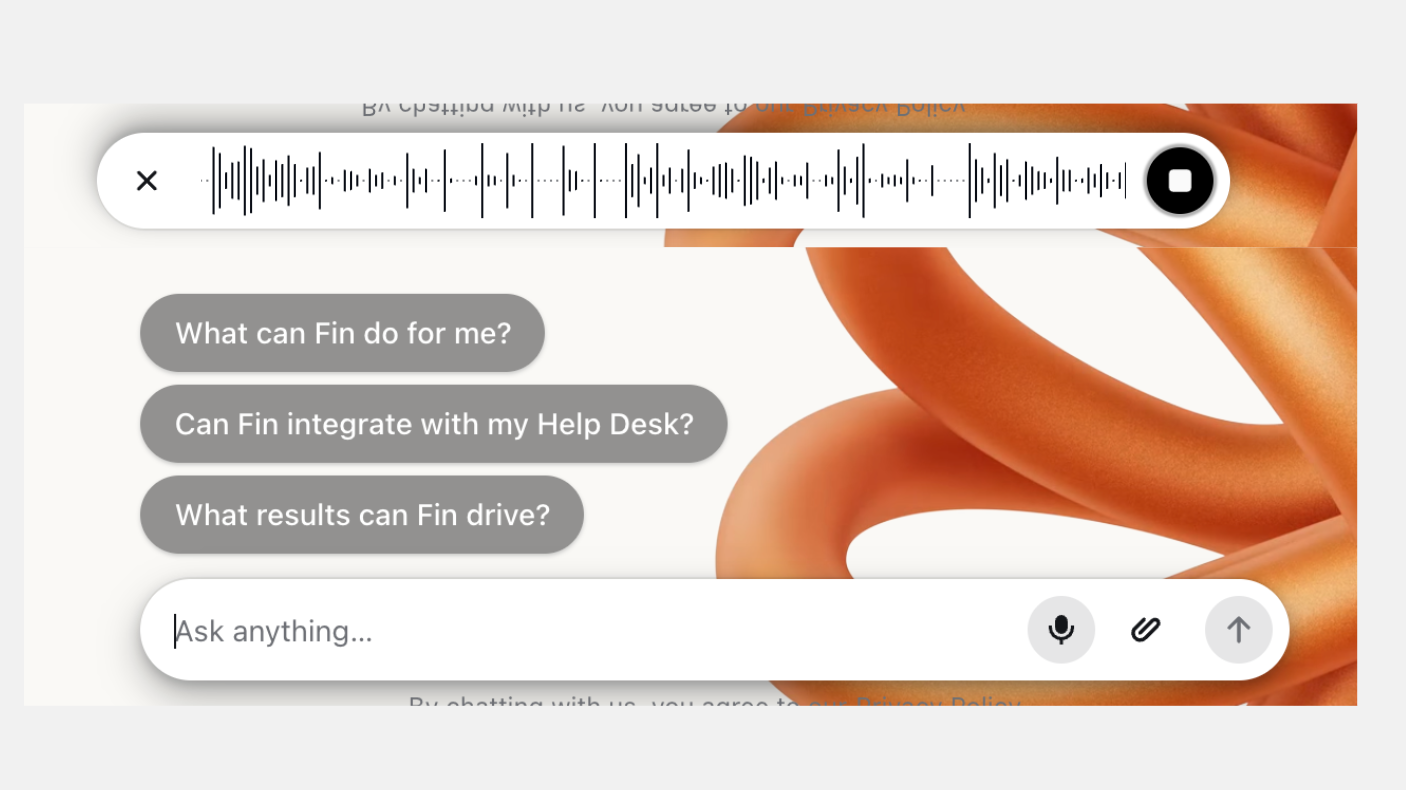 Voice transcription in the Messenger