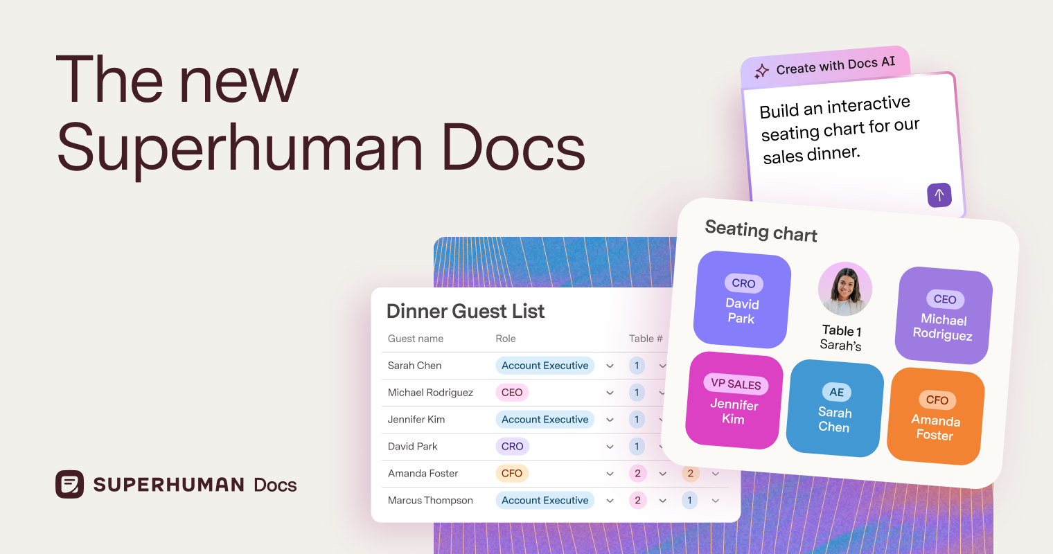 Coda is now Superhuman Docs — the best place for teams and AI to work together